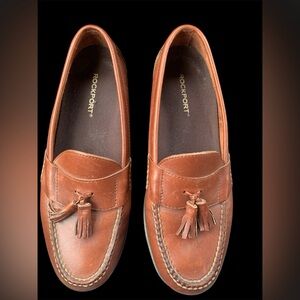 Rockport Men's Tan Leather Loafers